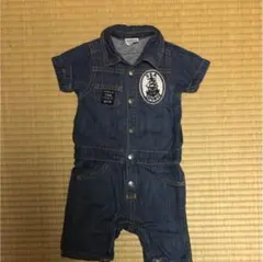 最終お値下げ☆ブリーズ☆半袖デニムロンパース