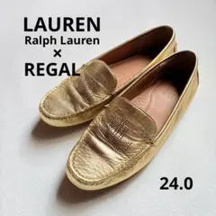Ralph Lauren ゴールド ローファー ラルフローレン REGALのサムネイル