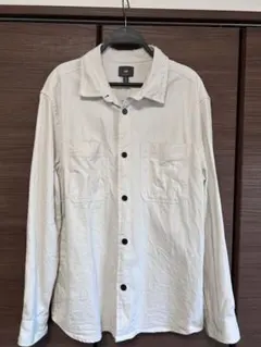 H&M ホワイト 長袖シャツ L