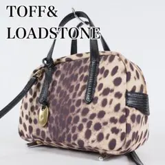 【極美品✨】トフアンドロードストーン ショルダーバッグ レオパード ナイロンのサムネイル