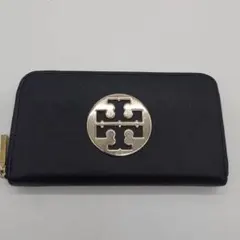 トリーバーチ　長財布　黒　革のサムネイル