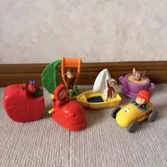 おさるのジョージ トムとジェリー はらぺこあおむし ハッピーセット おもちゃ