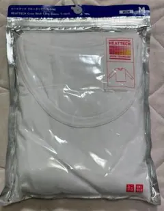 新品 ユニクロ ヒートテック クルーネックT 九分袖 メンズMサイズ 미사용