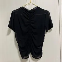 シースルー トップス 半袖 GU