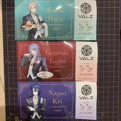 VΔLZ and GALLERY 弦月藤士郎　長尾景　甲斐田晴　購入特典