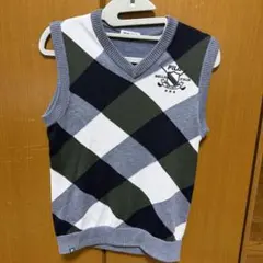 FILA ダイヤモンド柄 ニットベストのサムネイル