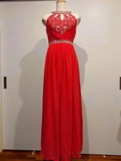 8/ホルターネック　ロングドレス