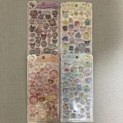 うるちゅる　ポップシール　4種セット　サンリオ ハローキティ　日焼けキティ
