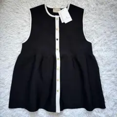 【未使用タグ付き】UNITED ARROWS ノースリーブ ベスト　ペプラム