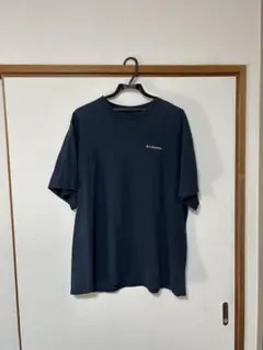 Columbia ネイビー Tシャツ バックプリント