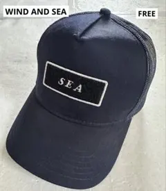 WIND AND SEAヴィンダンシー ハーフメッシュトラッカーキャップ 紺 Fのサムネイル