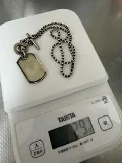GUCCI ネックレス ドッグタグ シルバー