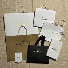 Dior COACH ショップ袋セット