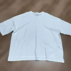 JieDa ジエダ ロゴ刺繍Tシャツ オーバーサイズ 白T