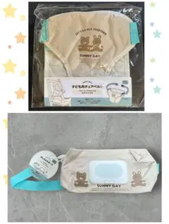 チェアベルトとかわいいおしりふきケースのセットのサムネイル