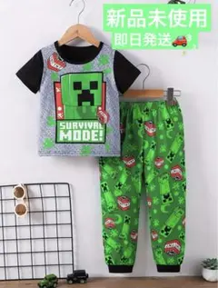 新品未使用 マイクラ パジャマ セットアップ 120