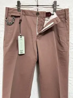 【新品】春夏物 PT01 ワイドテーパード パンツ 32inc. L 84 赤茶