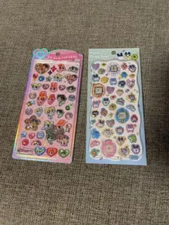 うるちゅるポップシールパワーパフガールズ　たまごっちドロップシール2個セット