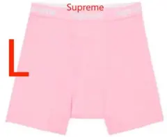 Supreme(シュプリーム)ヘインズhanes ボクサーブリーフパンツピンクS