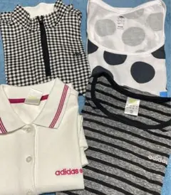 アディダス　レディース　半袖４点纏め売り　M〜L size