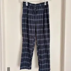 DIVIDED チェック柄カジュアルパンツ 【L】 H＆M 海外古着 ゆったりのサムネイル