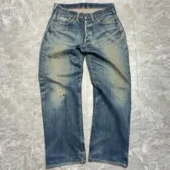 JC&JQ JEANS シャイニーデザイン ラバーコーティング バギーパンツ