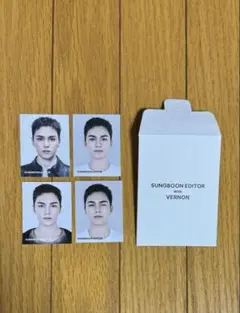 成分エディター 特典 バーノン 証明写真 4枚