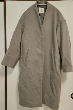 レ*イ様 USED★nano universe グレー ロングコート　フリー