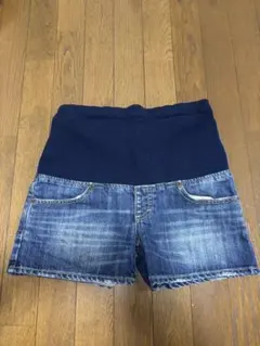 X-girl マタニティ デニムショートパンツ