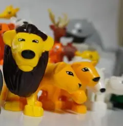 【動物18種セット】デュプロ・アンパンマンブロックラボ互換品　新品