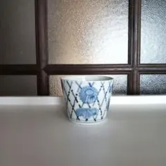お値下げしました！】古伊万里 笹梅鶯文 そば猪口 - メルカリ