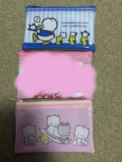 サンリオキャラクターズ　フラットポーチ