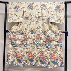 七五三 着物 女の子 レトロ 昭和 7歳 セミ アンティーク 蜷川実花