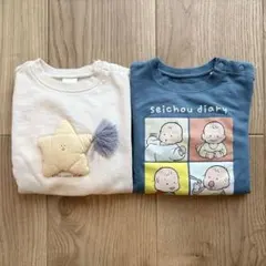 バースデイ購入品 ロンパース 70cm