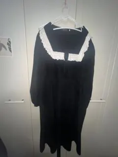 大きいサイズ ブラック ワンピース 5L