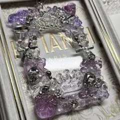 PU ❤︎ チェキサイズ トレカキーホルダー トレカ デコ ハンドメイド ❤︎