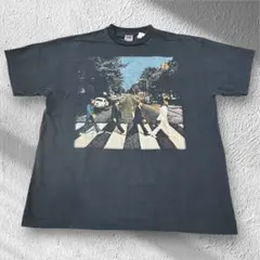 ビートルズ　Tシャツ バンドT プリント　ブラック　XLのサムネイル