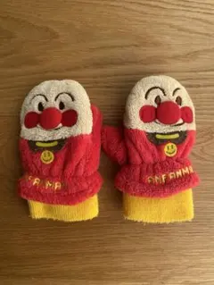 アンパンマン ミトン 赤・黄色