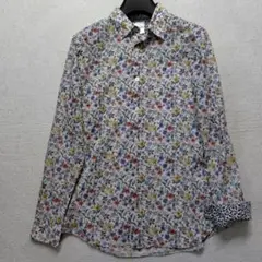 極美品　現行　ポールスミス　シャツ　長袖　花柄　マルチカラー　L