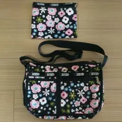 【値下げ】レスポートサック ショルダーバッグ 花柄 クラシックホーボー