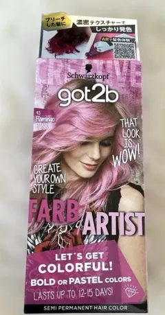 Schwarzkopf got2b カラークリーム フラミンゴピンクのサムネイル