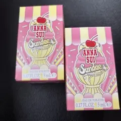 値下げ　ANNA SUI Sundae オードトワレ 5ml 2本セット