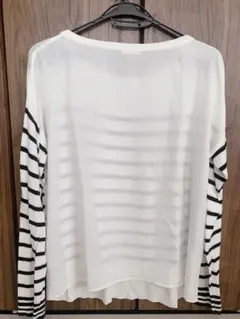 ジーユー　サマーニット　ボーダーニット　L