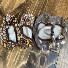 花柄　フットカバー 2個セット