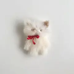 くりーむミケ　三毛猫　こねこ　猫　ぬいぐるみ　ハンドメイド　作家　アートドール