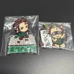 鬼滅の刃　一番くじ　竈門炭治郎　ポン治郎　ラバーマスコット