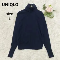 UNIQLO ユニクロ カシミヤ100% タートルネック ニット