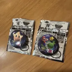 マリオギャラクシー×サーティワン缶バッジクリップ2個セット