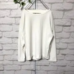 【美品】 アズールバイマウジー　Tシャツ/カットソー　ニット　スリット　背中開き