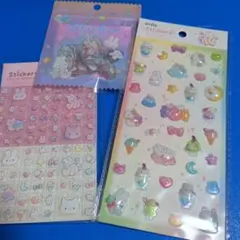 amifa キラキラアニマル タイルシール カプセルシールフレークシール